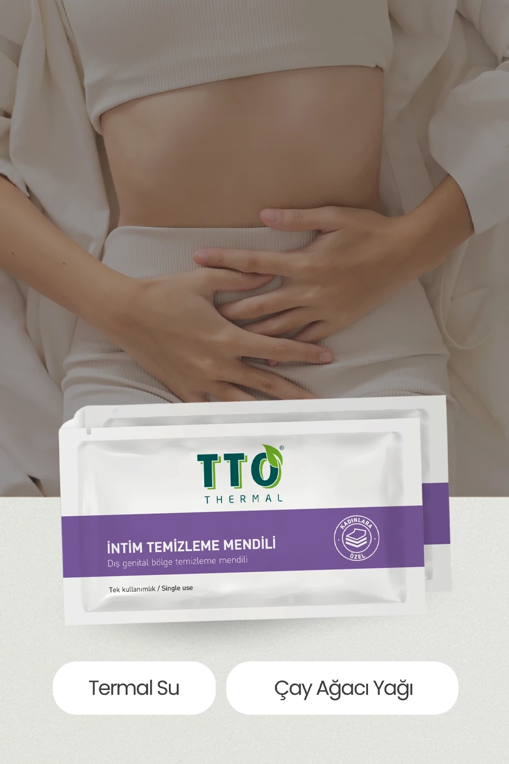 TTO Thermal İntim Mendil 12 Adet