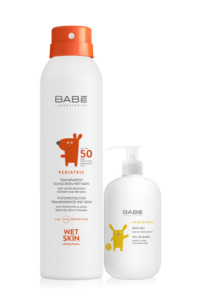 Babe Pediatrik Güneş Koruyucu Spf50 Sprey 200ml - Banyo Jeli HEDİYE