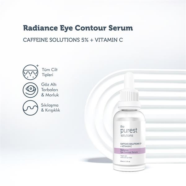 The Purest Solutions Radiance Eye Contour Serum Caffeine Solutions 5% + Vitamin C