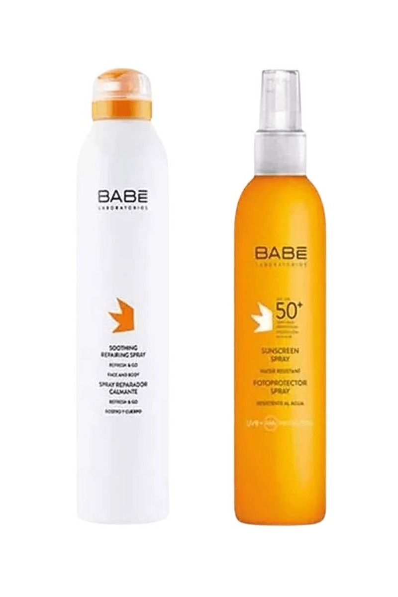 BABE Sunscreen Spray Spf50+ 200 ml + After Sun Sprey 200 ml