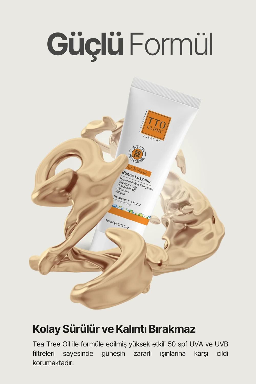 TTO Clinic Güneş Losyonu 100 ml