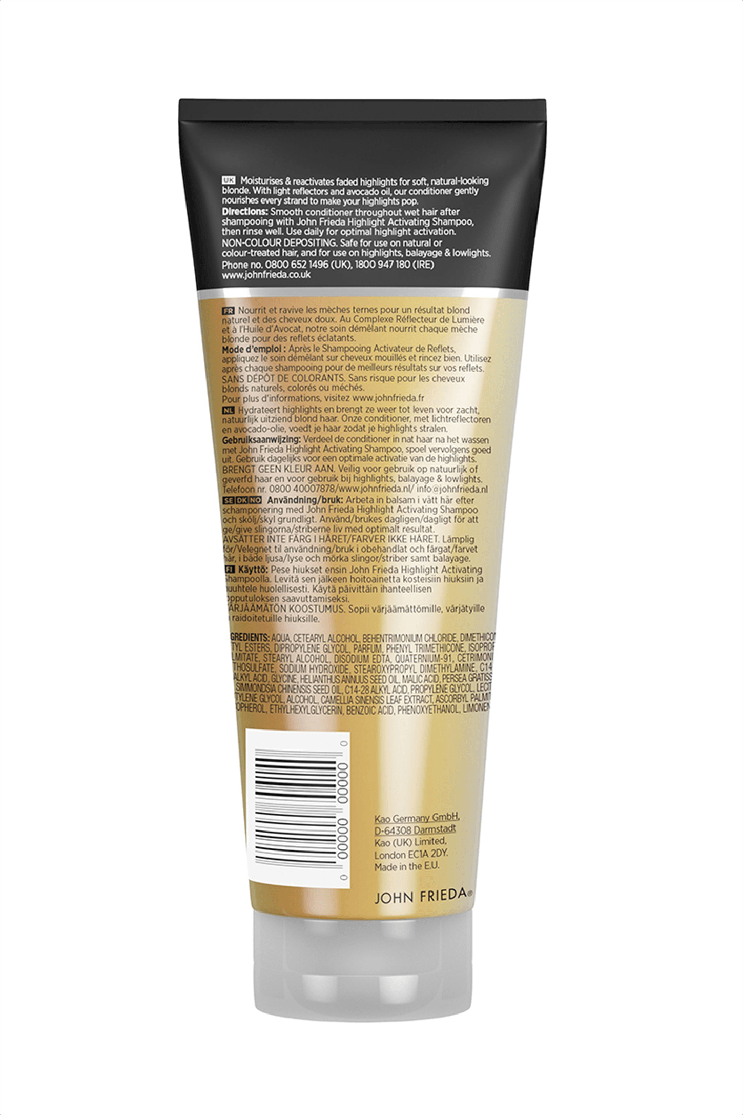 John Frieda Saç Kremi Sarı Saçlara Özel Işıltı Veren 250 ml