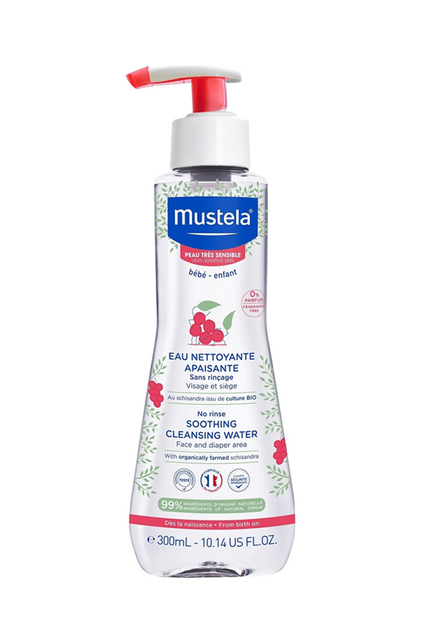 Mustela No Rise Soothing Cleasing Water 300 ml