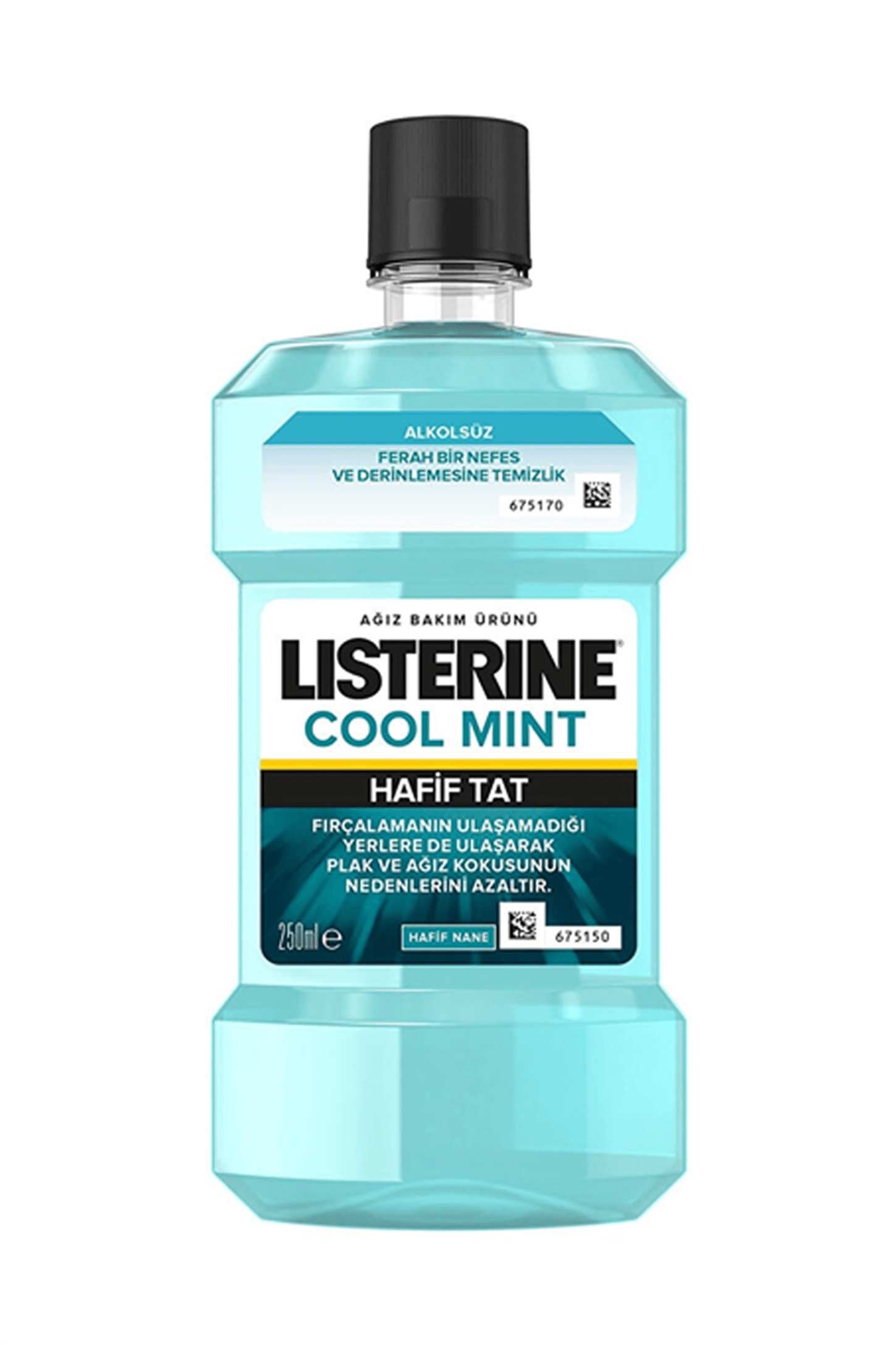 Listerine Cool Mint Hafif Tat Ağız Bakım Ürünü 250 ml