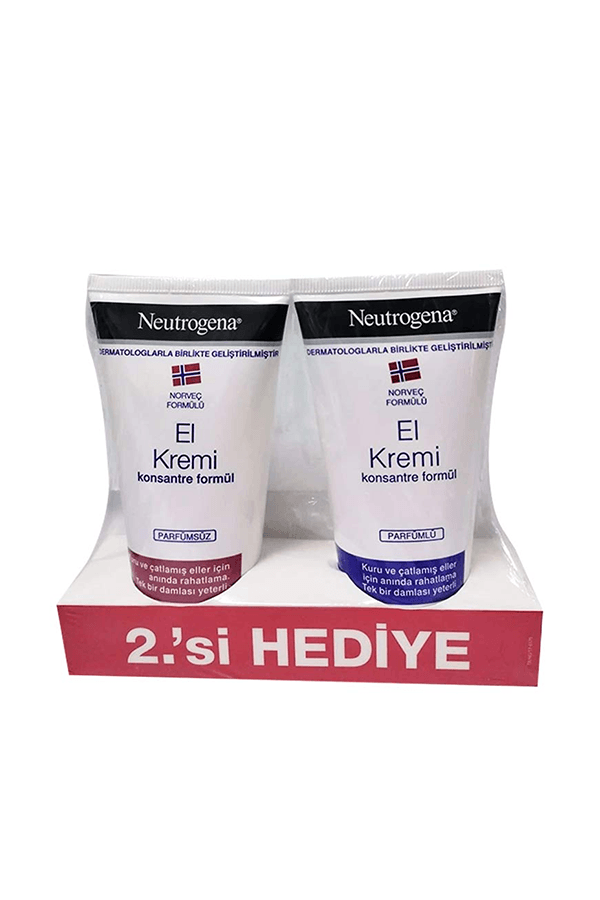 Neutrogena Parfümsüz El Kremi 75 ml - Parfümlü El Kremi 75 ml HEDIYE