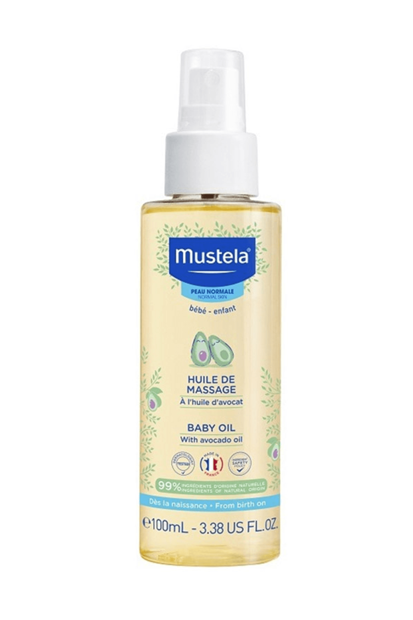 Mustela Massage Oil - Bebek Masaj Yağı 100 ml