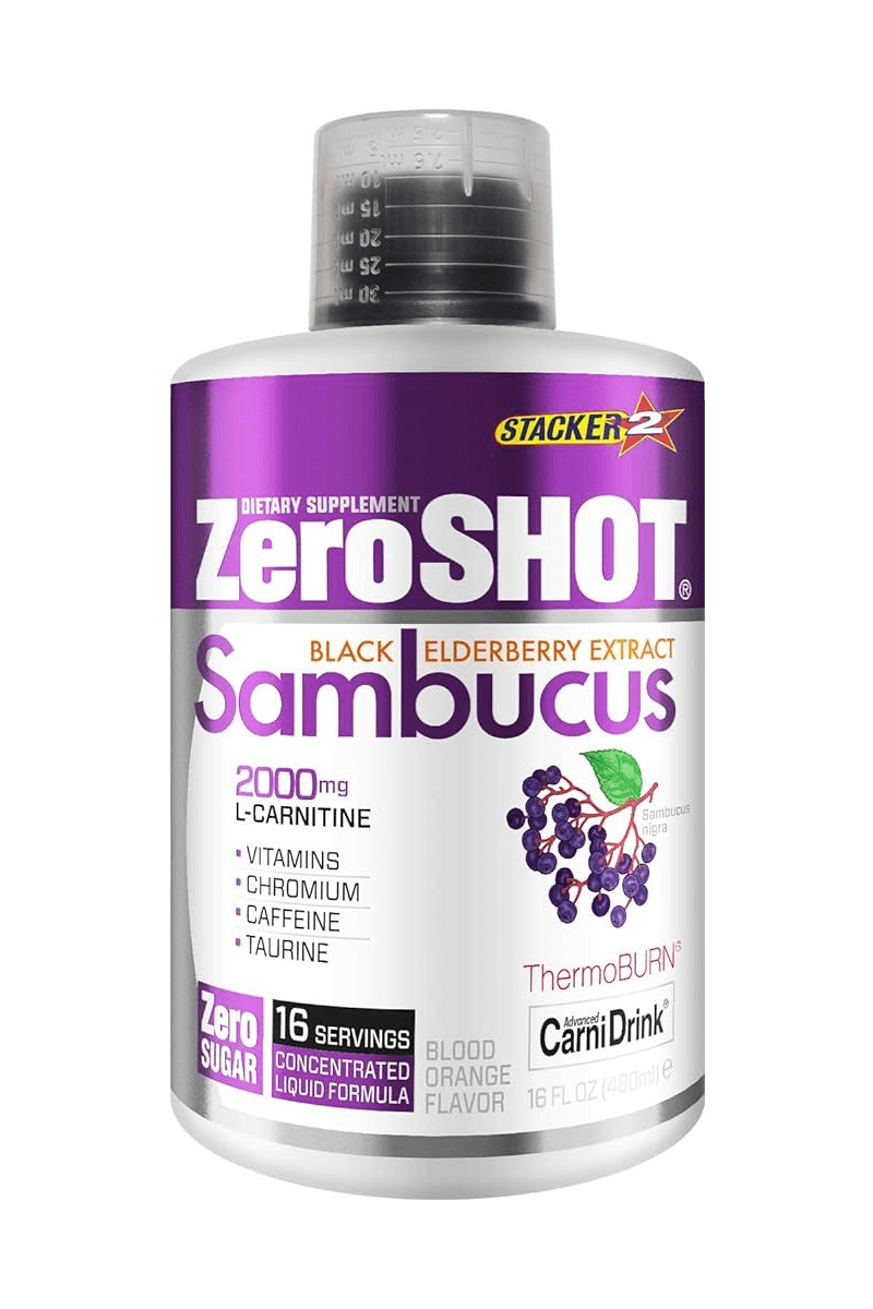 Zeroshot L-Carnitine Sambucus Orange 480ml