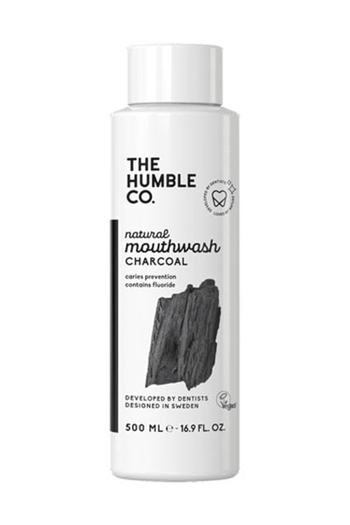 Humble Mouthwash Adult Charcoal 500 Ml