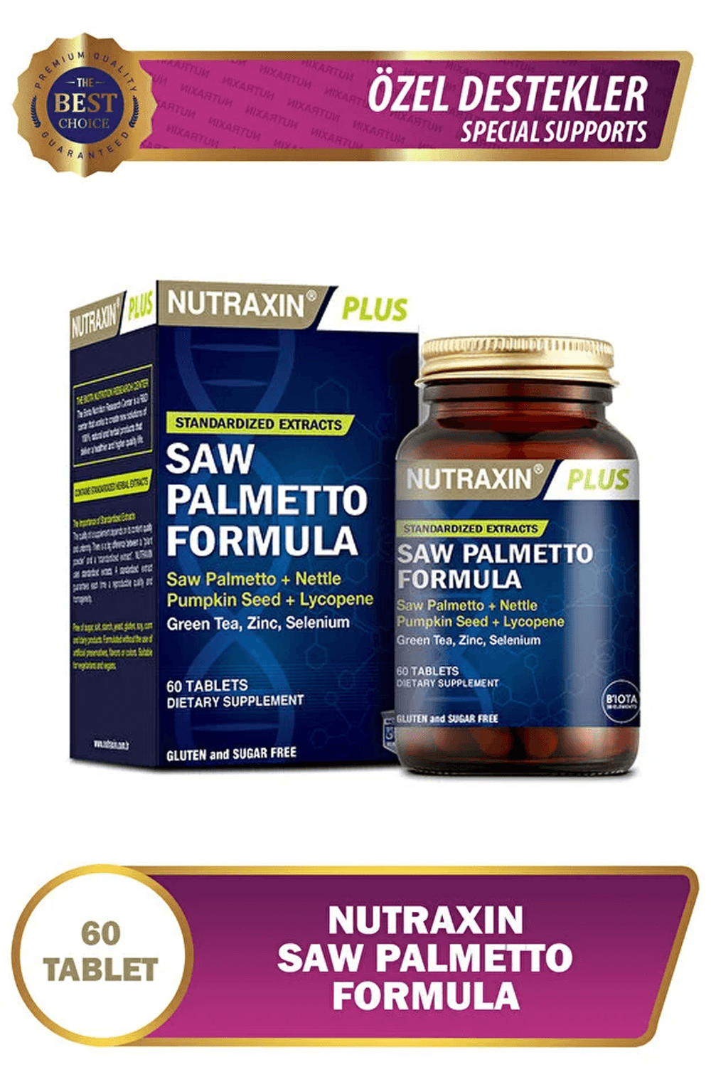 Nutraxin Saw Palmetto Formula 60 Tablet
