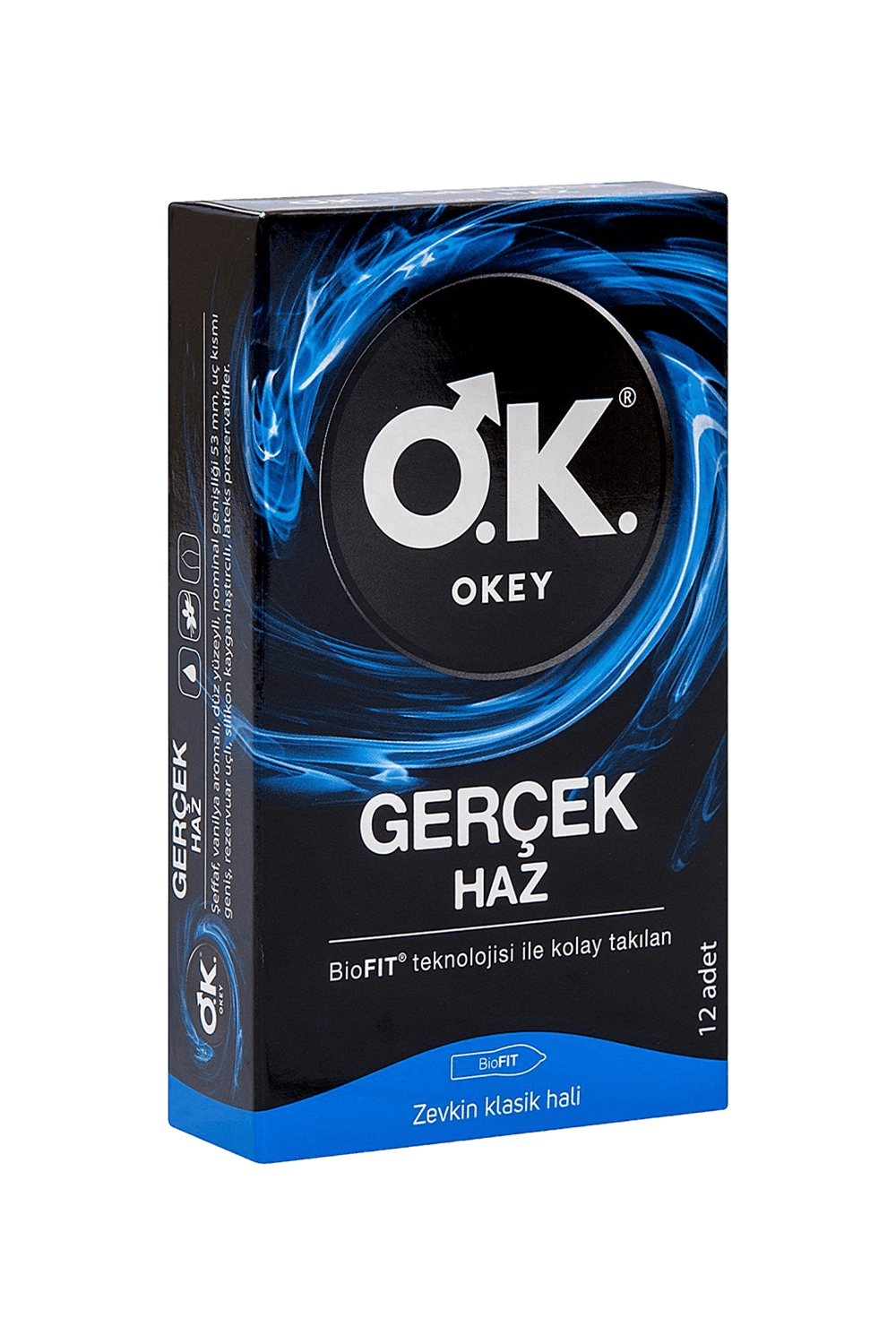 Okey Gerçek Haz Prezervatif 12'li