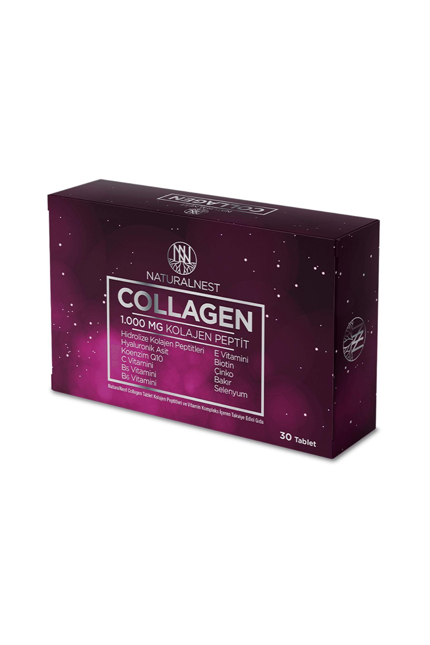 NaturalNest Collagen Peptide-Hyaluronic Acid 60 Kapsül