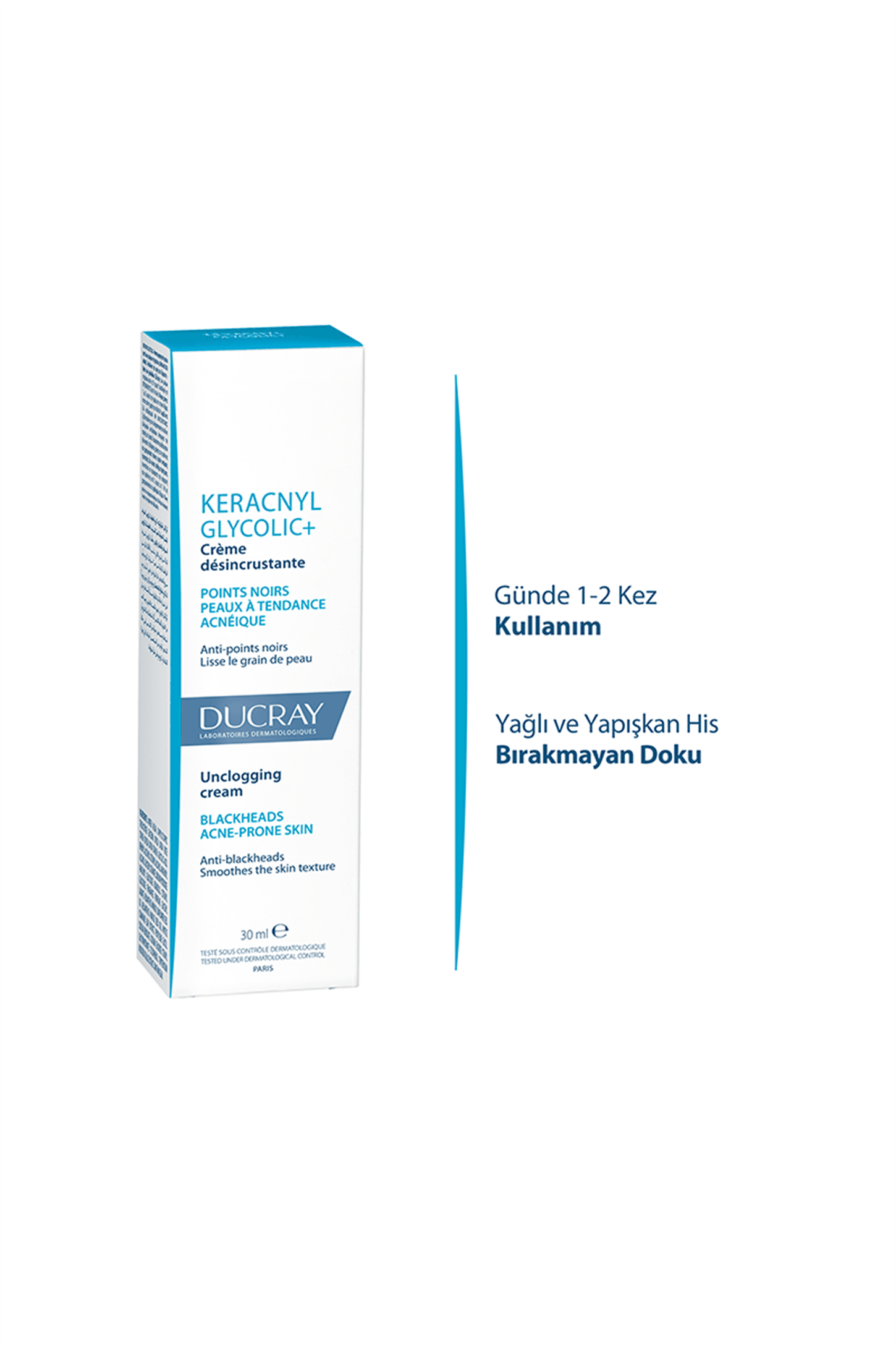 Ducray Keracnyl Glycolic+ Creme 30 ml