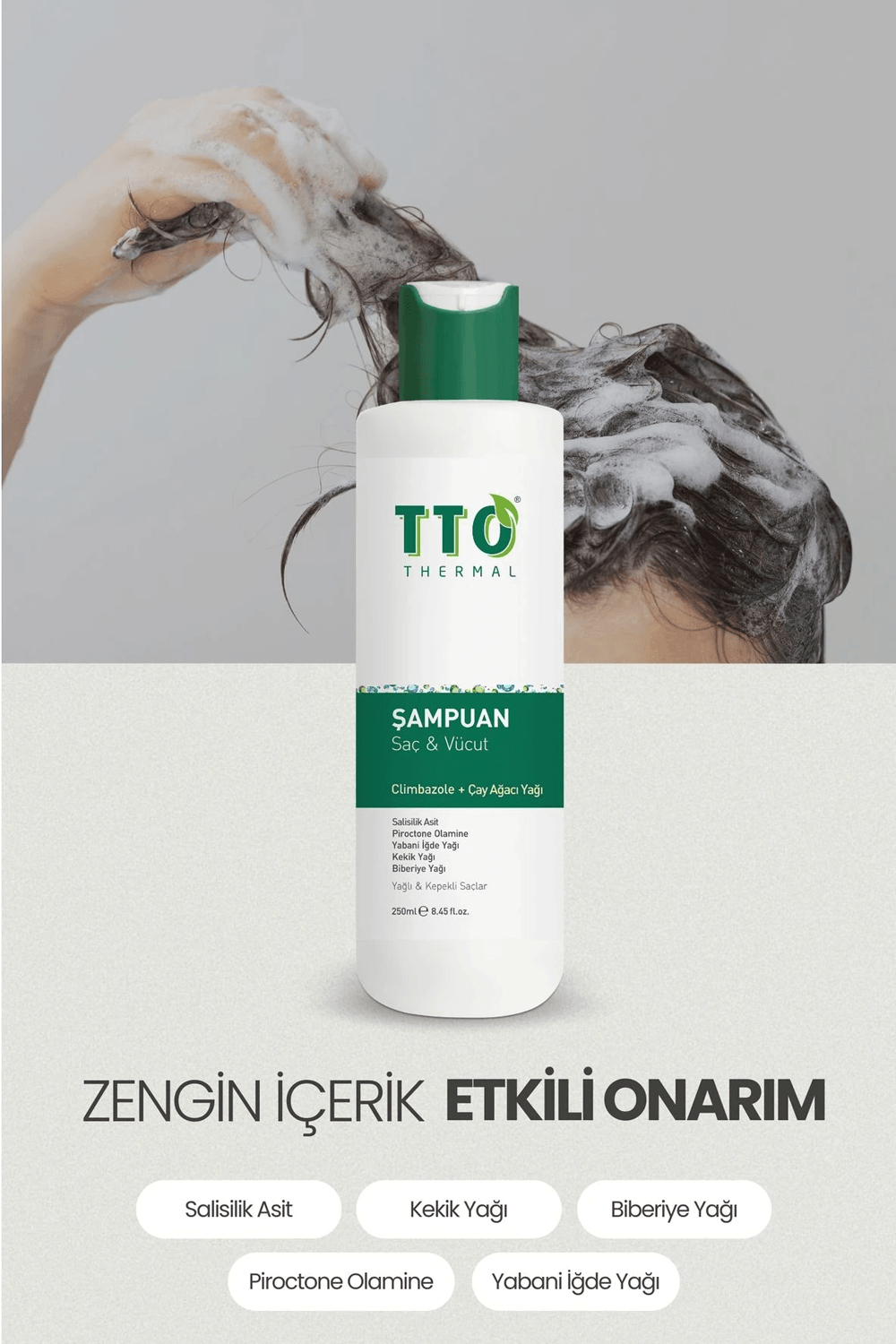 TTO Thermal Saç ve Vücut Şampuanı 250 ml