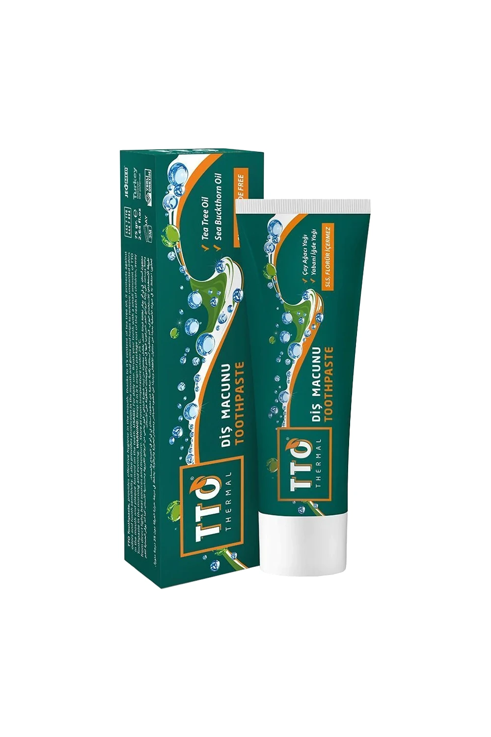 TTO Florürsüz Diş Macunu 75 ml