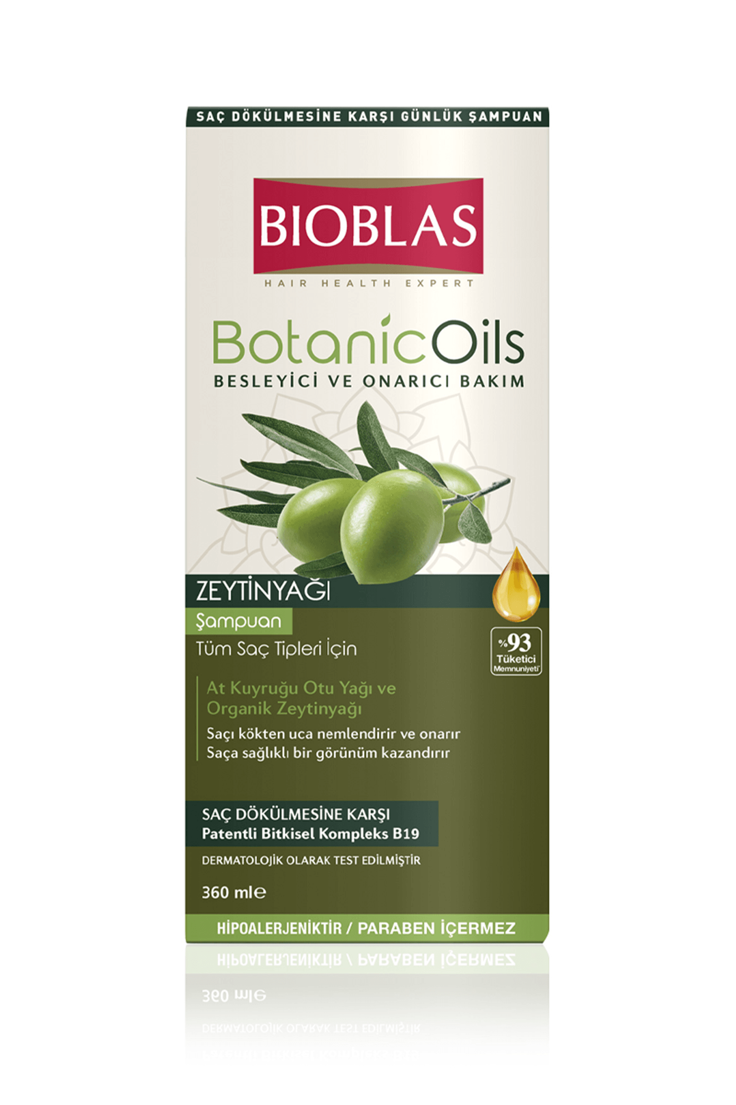 Bioblas Botanic Oils Zeytin Yağı Şampuan 360 ml