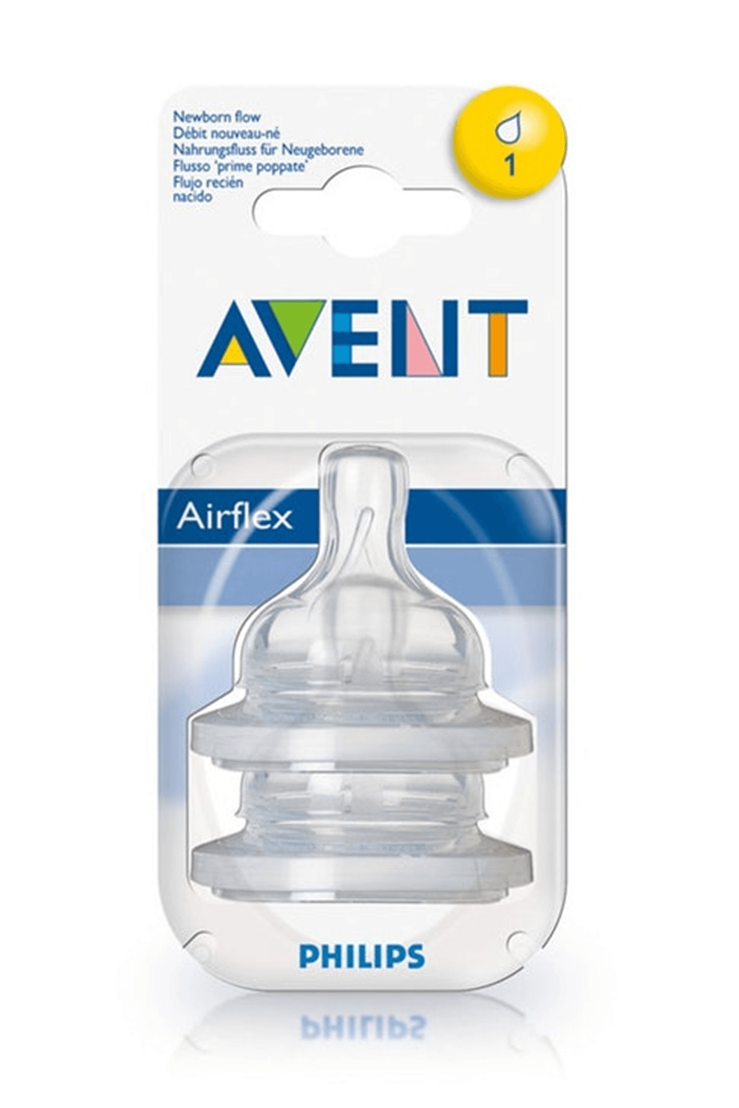 Philips Avent SCF 631/27 Biberon Emziği No:1 Yenidoğan 0M+ (2 'li)