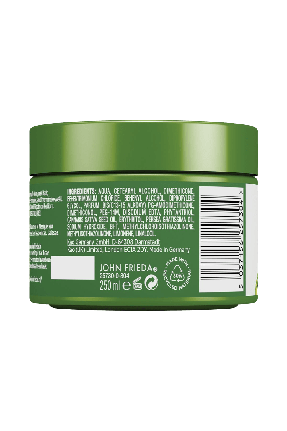 John Frieda Detoks Etkili Onarıcı ve Besleyici Bakım Maskesi 250 ml