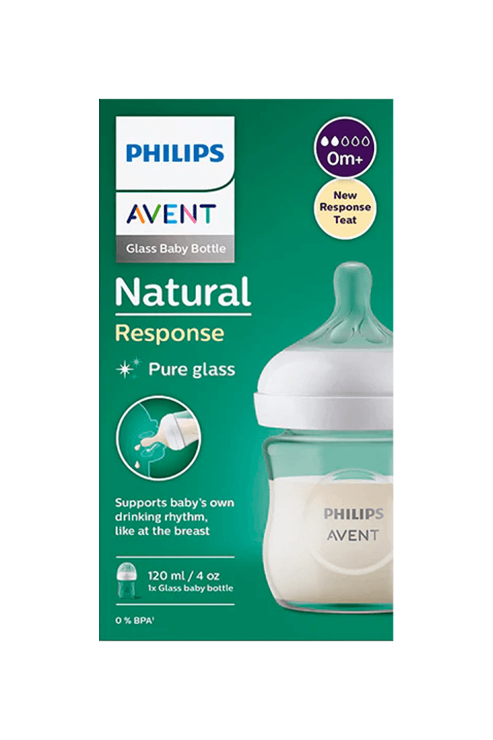 Philips Avent SCY930/01 Natural Response Cam Biberon 120 ml