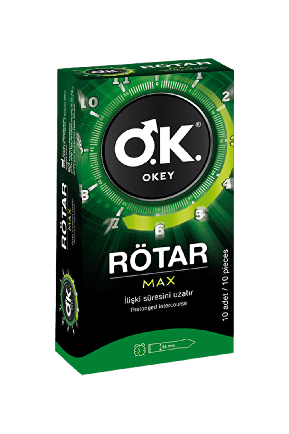 Okey Rötar Max Prezervatif 10'lu