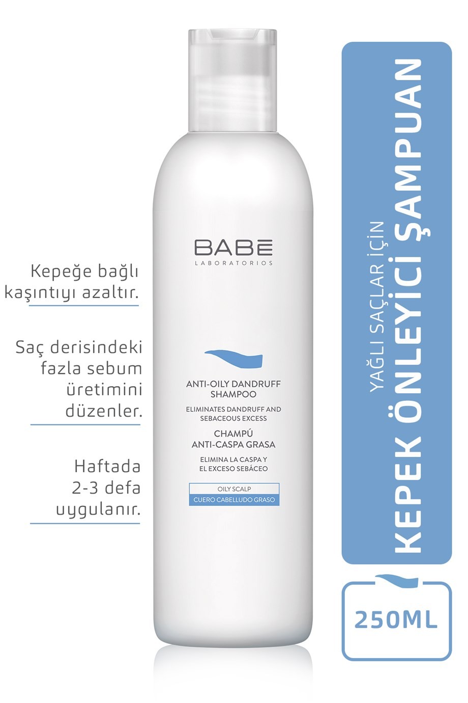 BABE Seboreik Kepek Şampuanı pH 5.0 - 250ml