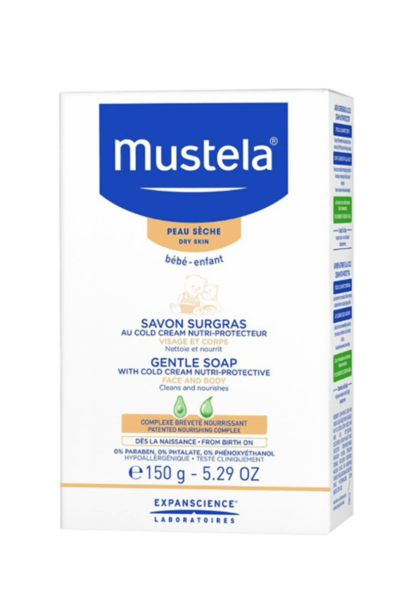 Mustela Gentle Soap - Bebekler İçin Kalıp Temizleyici 150gr