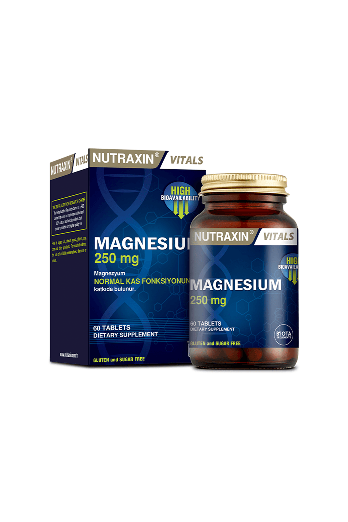 Nutraxin Magnesium 250 mg 60 Tablet