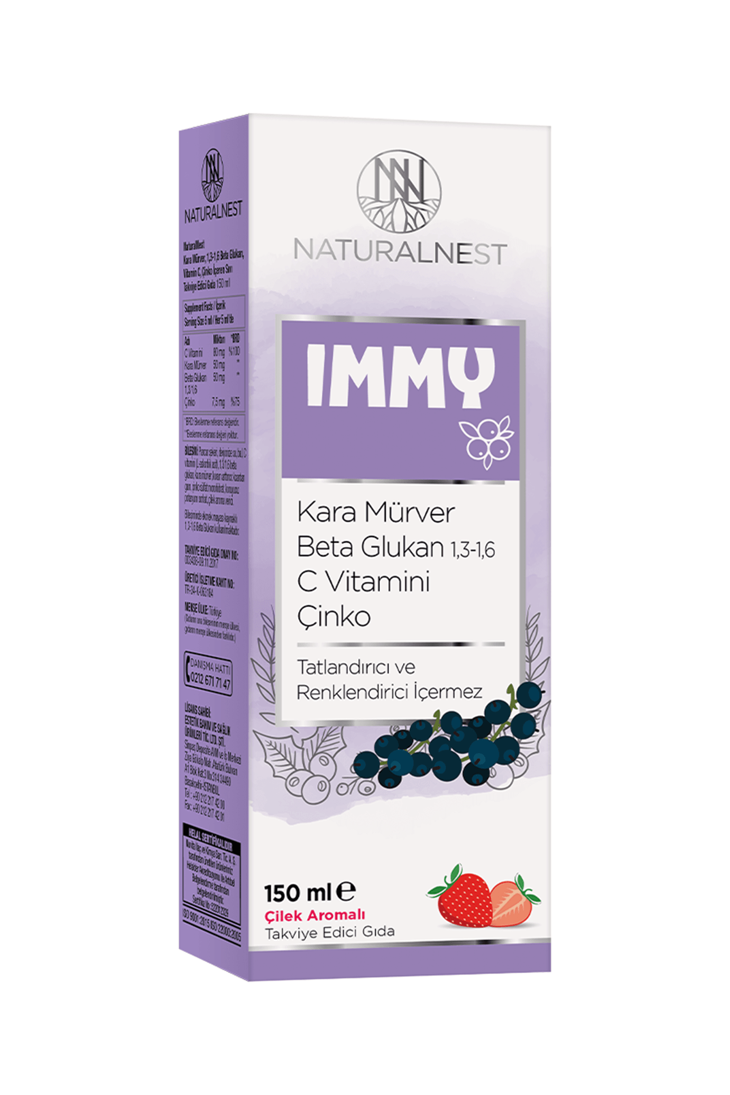 NaturalNest Immy Şurup 150 ml