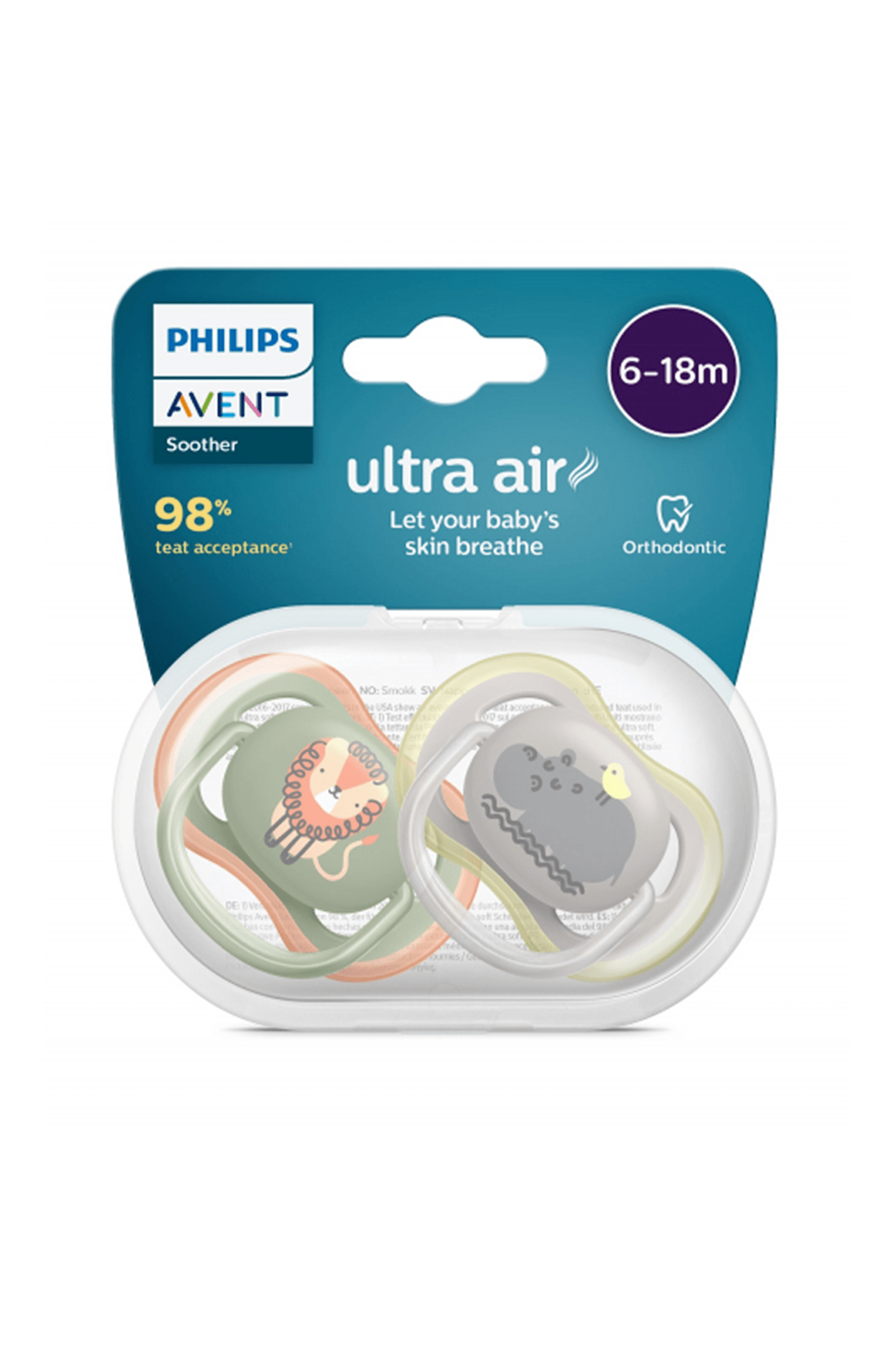 Philips Avent SCF 085/17 Ultra Air Emzik 6-18 ay erkek