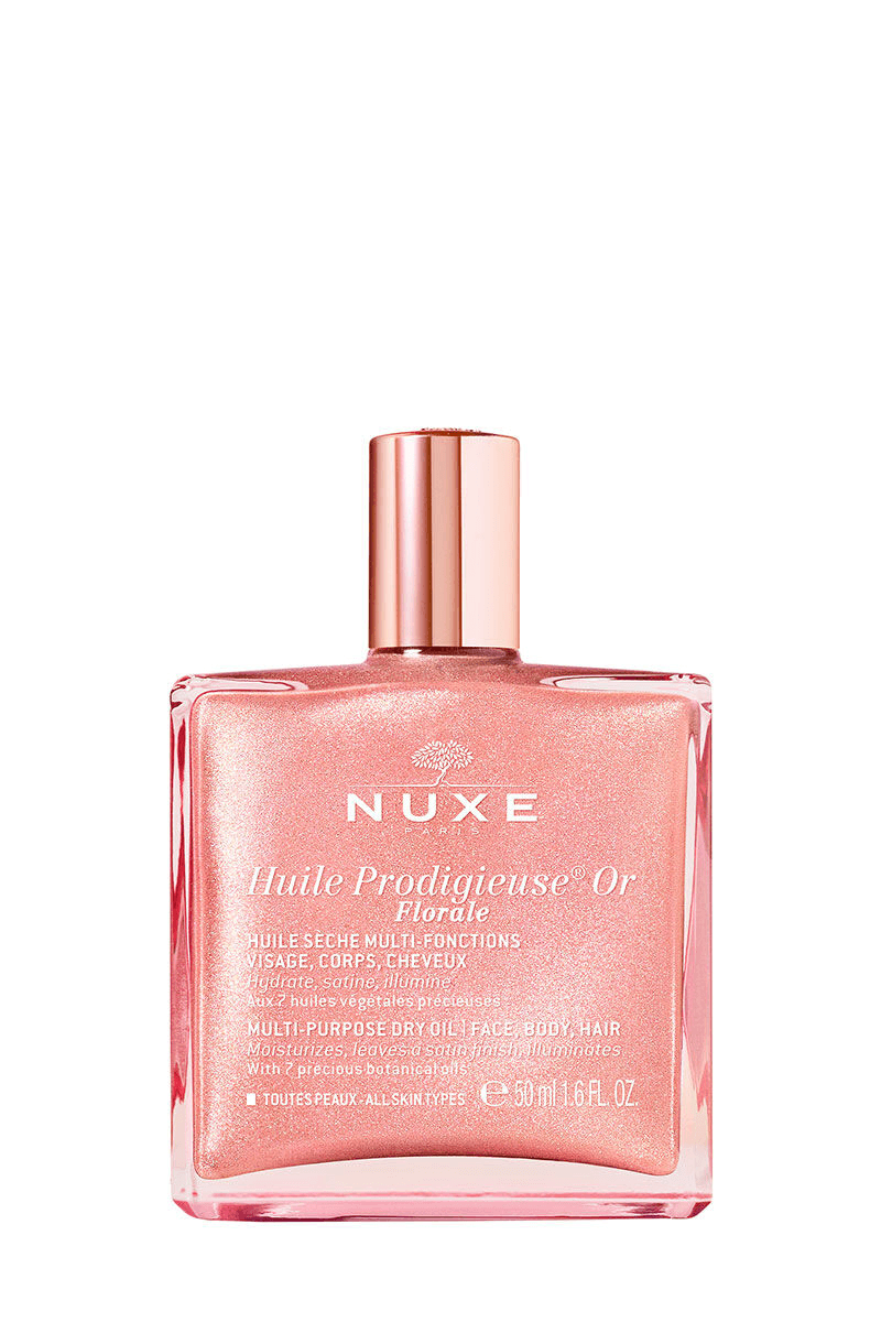 Nuxe Huile Prodigieuse OR Pembe Parıltılı Çiçeksi Çok Amaçlı Kuru Yağ 50 ml