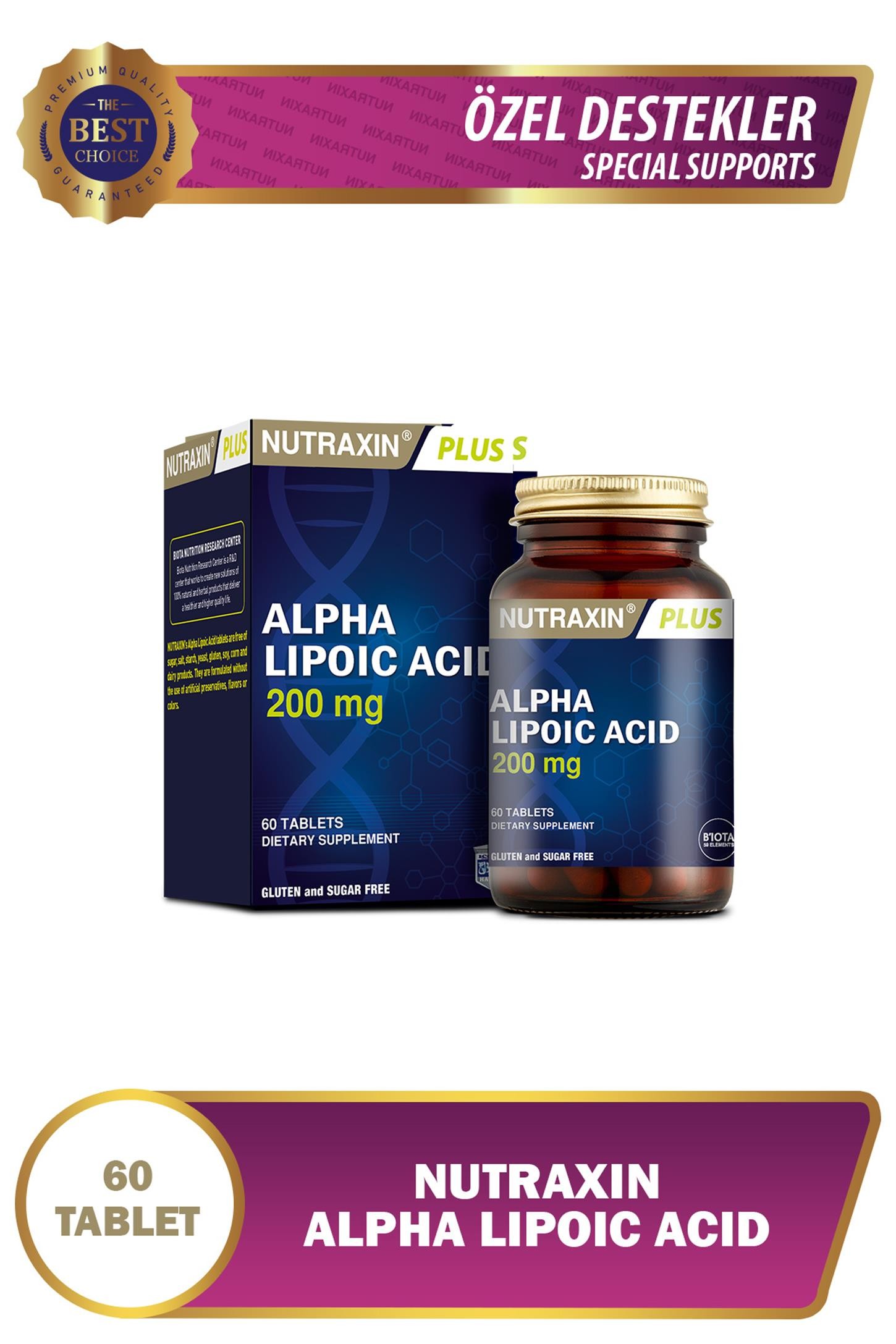 Nutraxin Alpha Lipoic Acid 60 Tablet