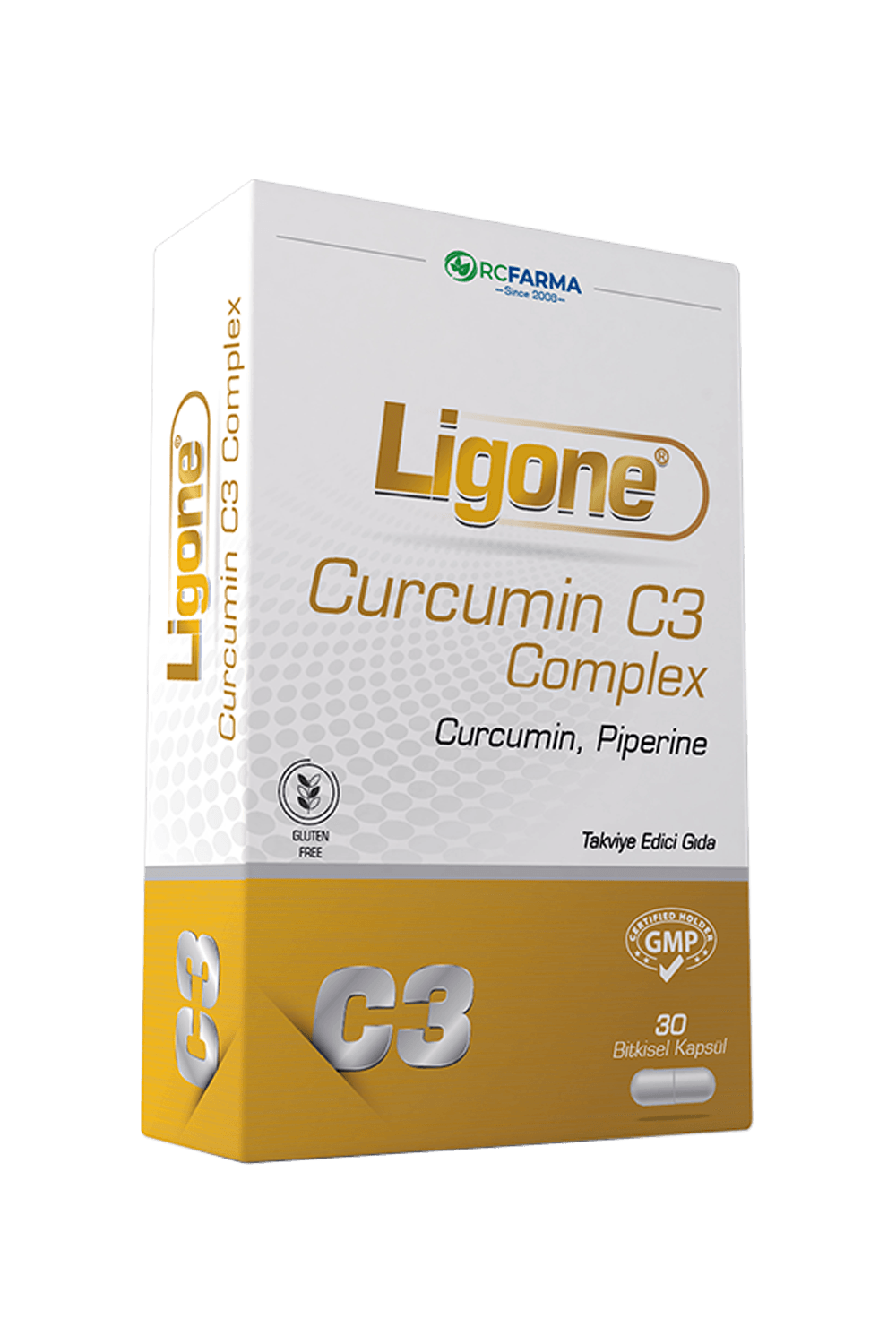 Ligone Curcumin C3 Complex 30 Bitkisel Kapsül