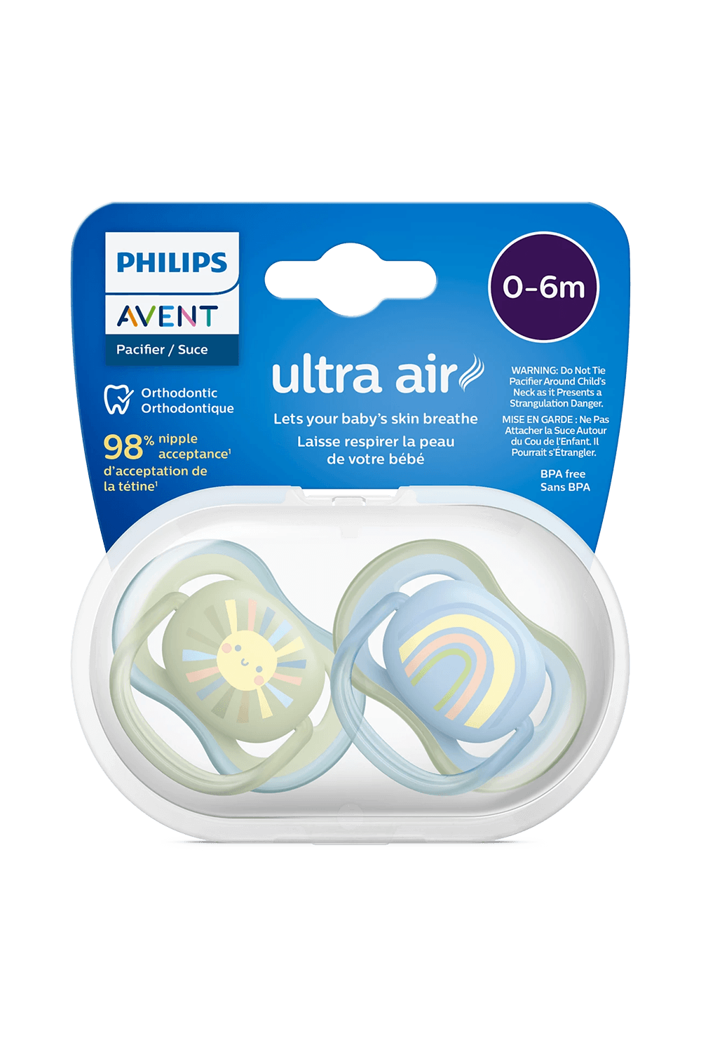 Philips Avent SCF085/58 Ultra Air 0-6 Ay 2'li Emzik