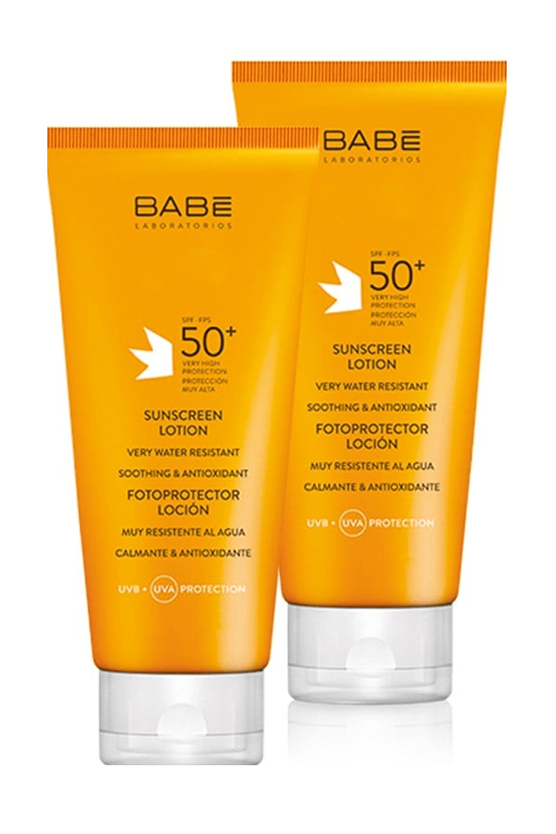 BABE Sunscreen Lotion Spf50+ 200 ml  2 adet (Kofre 2)