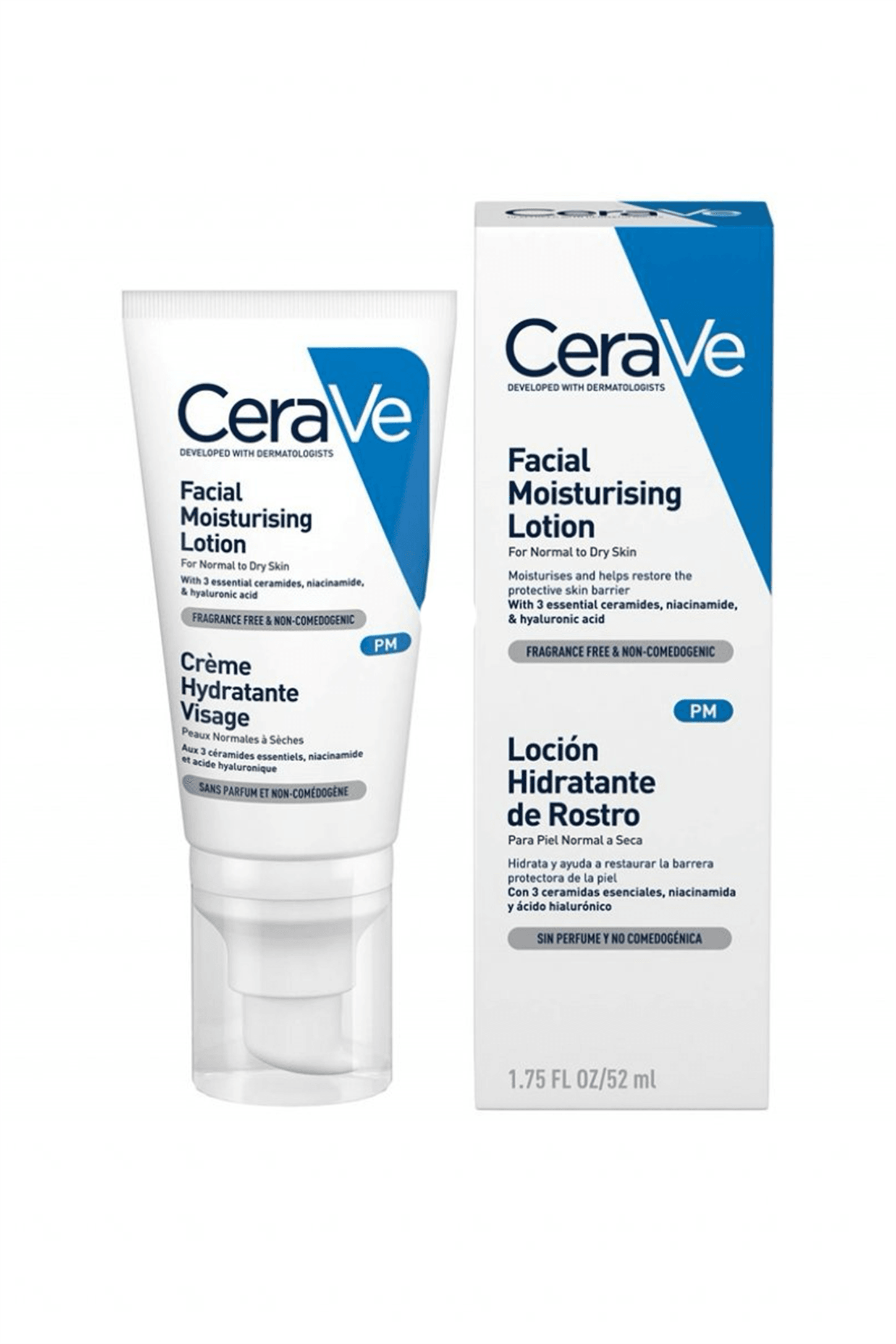 CeraVe Nemlendirici Yüz Kremi 52 ml + Köpüren Temizleyici Hediyeli 20ml