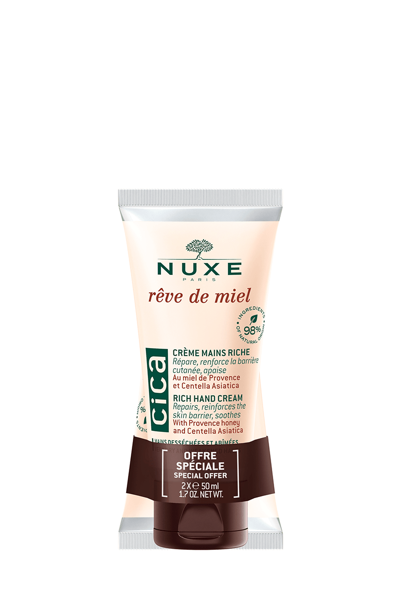 Nuxe Reve De Miel Cica Rich Hand Cream 2x50 ml