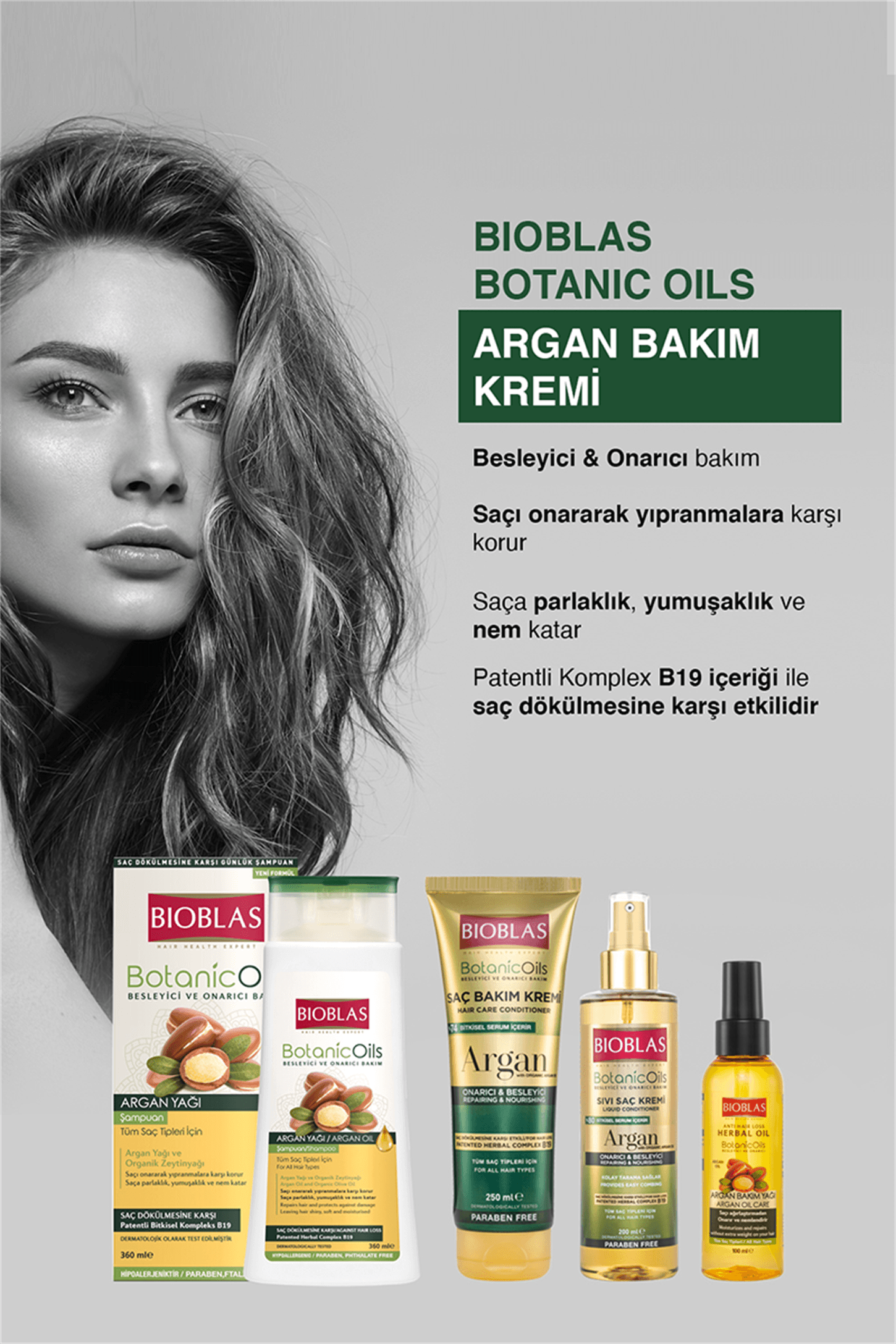 Bioblas Argan Yağlı Saç Kremi 250 ml