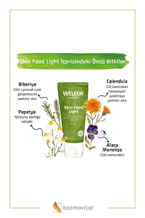 Weleda Skin Food Light Nemlendirici Bakım Kremi 75 ml