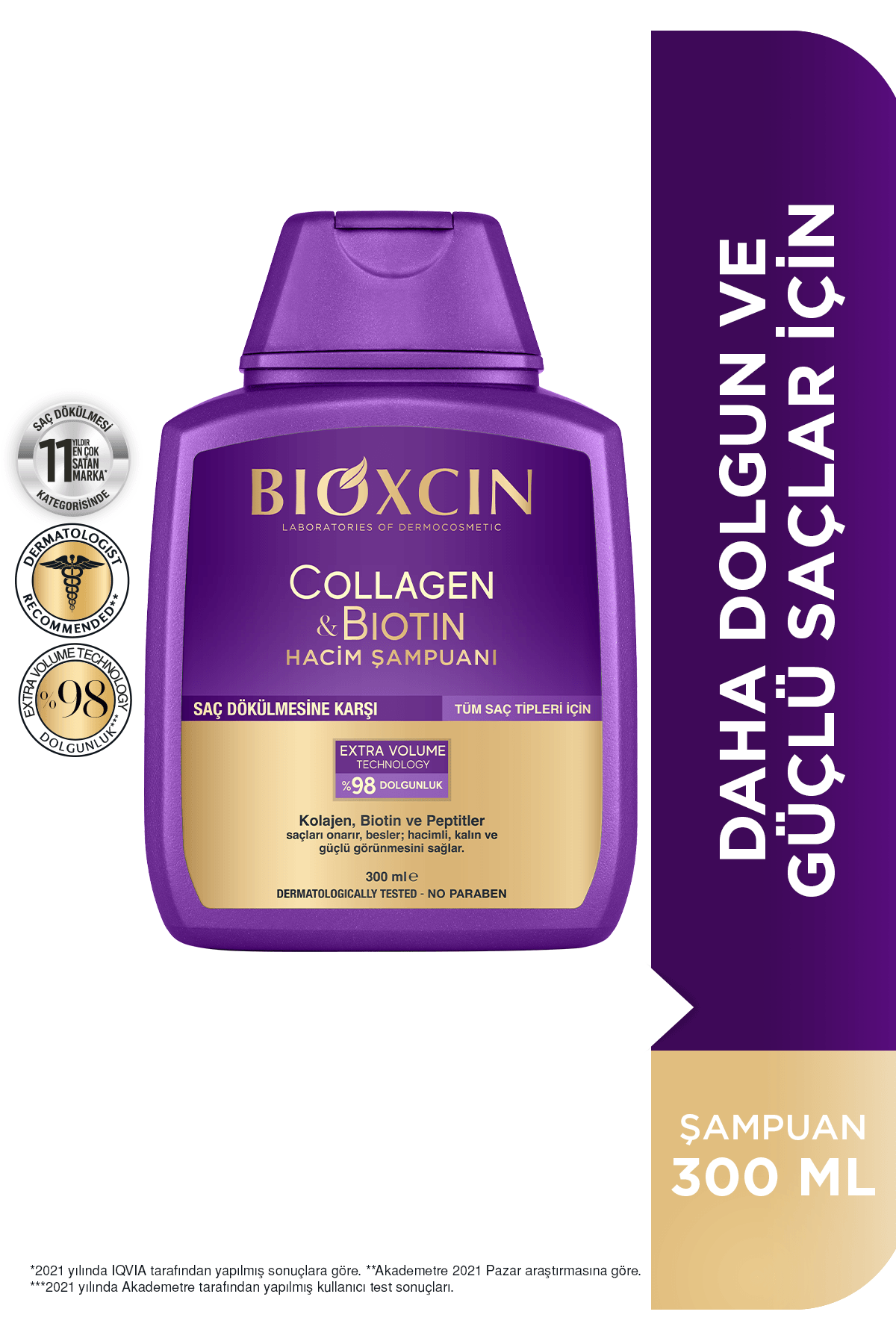 Bioxcin Collagen Biotin Hacim Şampuanı 300 ml