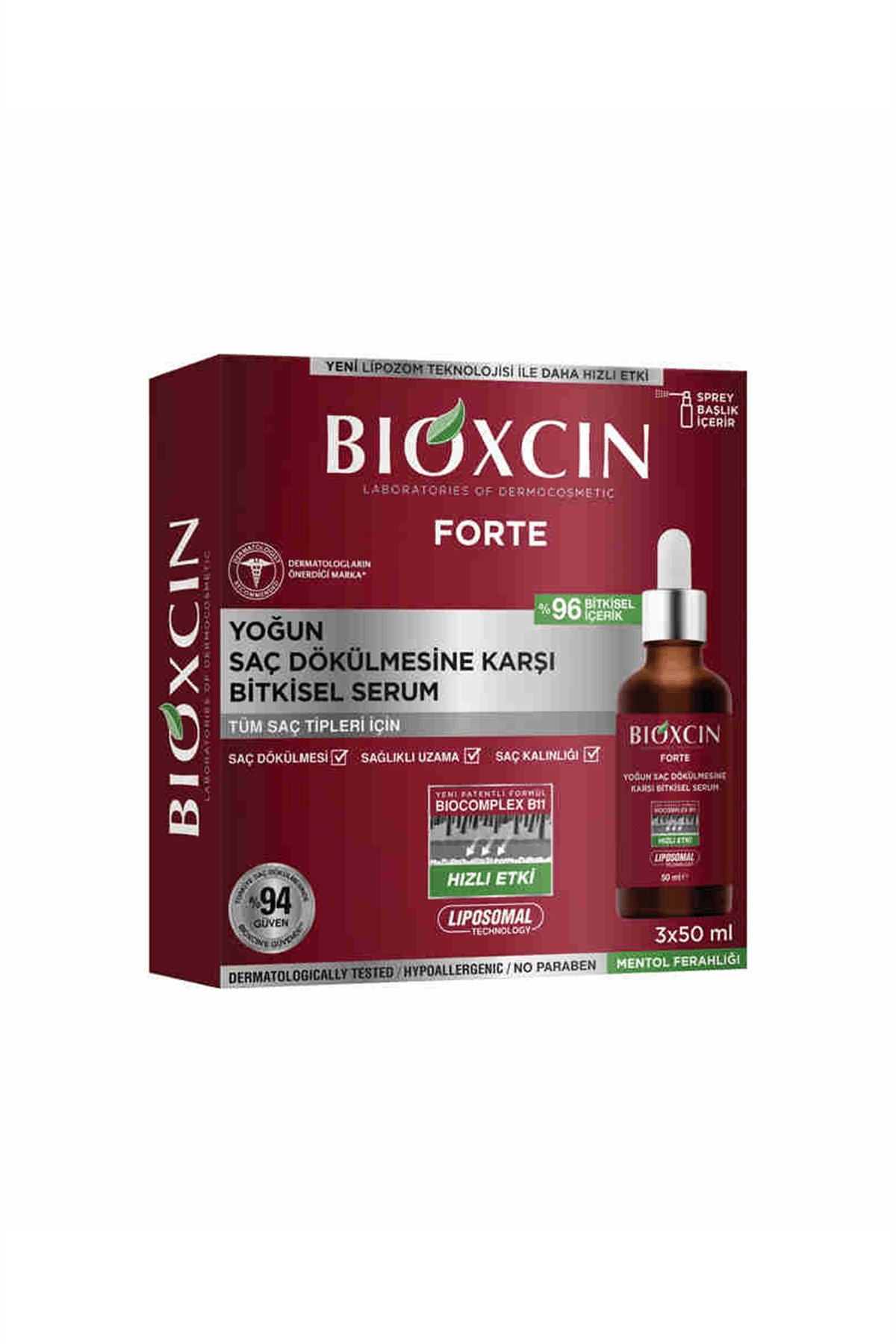 Bioxcin Forte Serum 3x50 ml