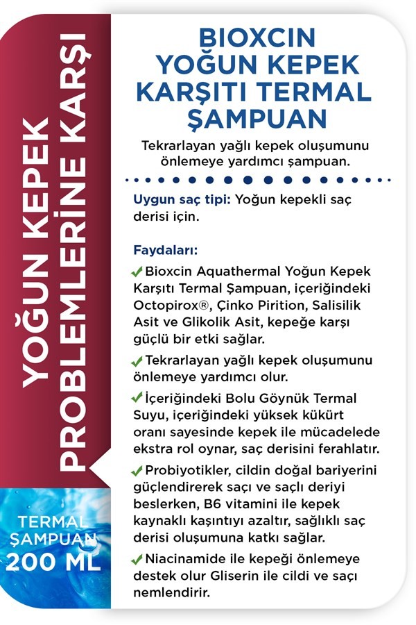 Bioxcin Aquathermal DS Şampuan 200 ml