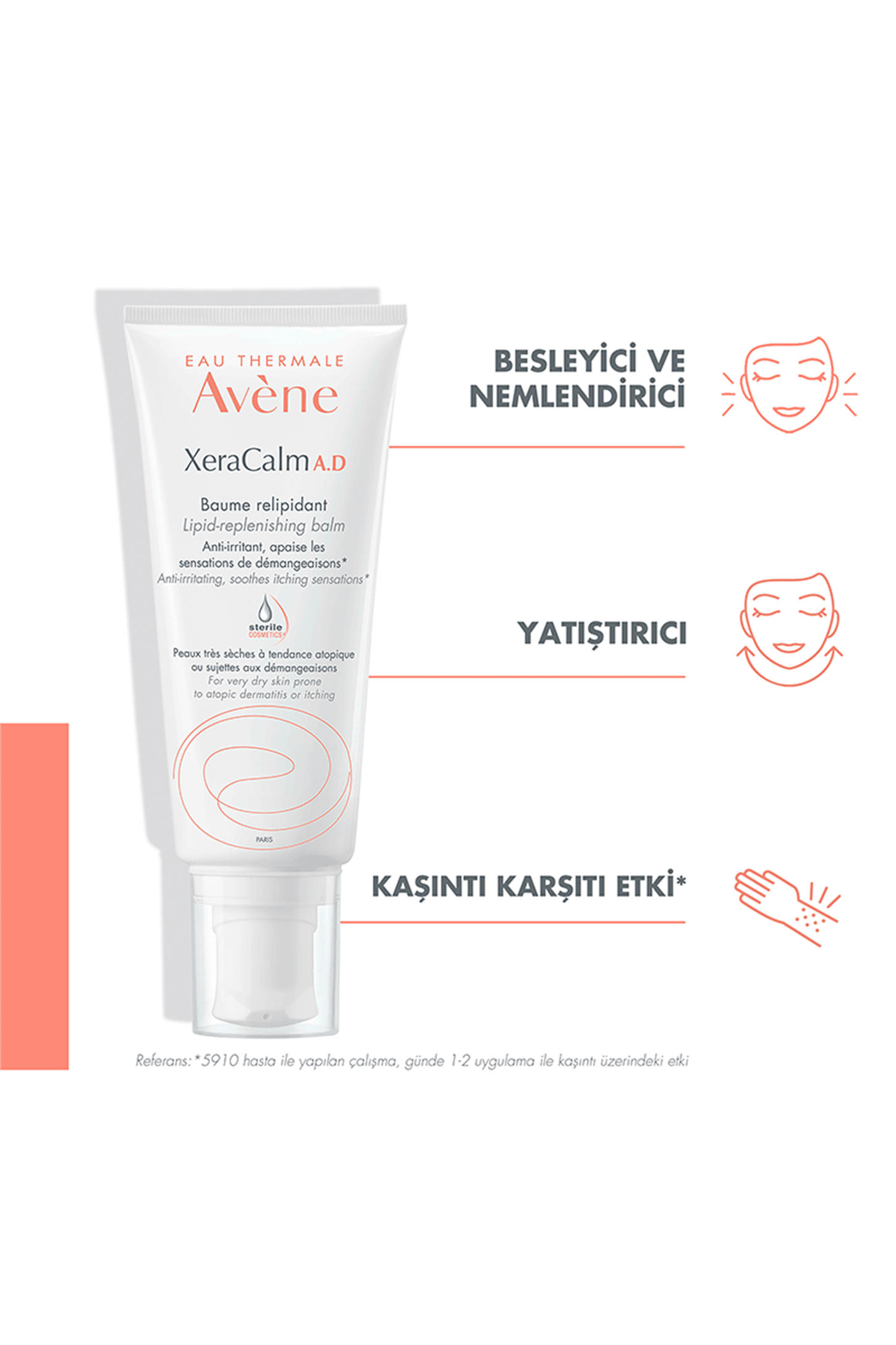 Avene XeraCalm A.D Lipid-Replenishing Balm 200 ml