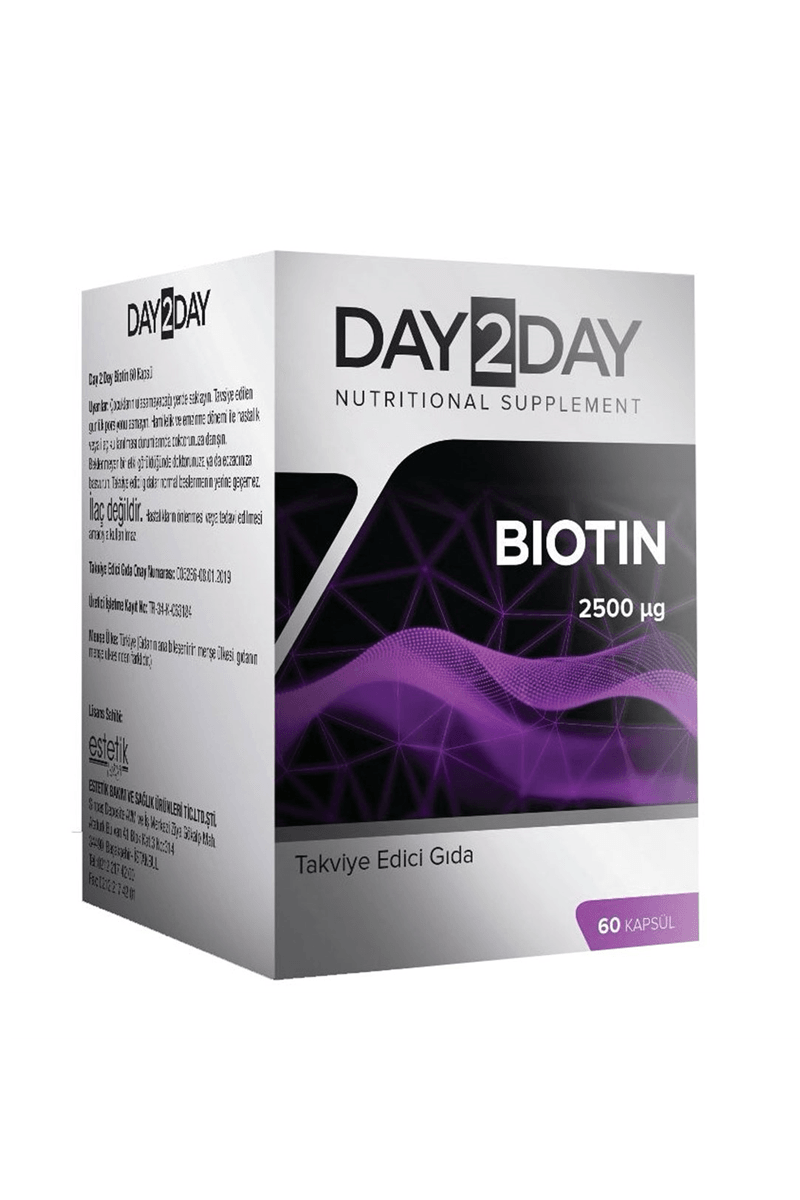 Day2Day Biotin 2500 mcg 60 Kapsül