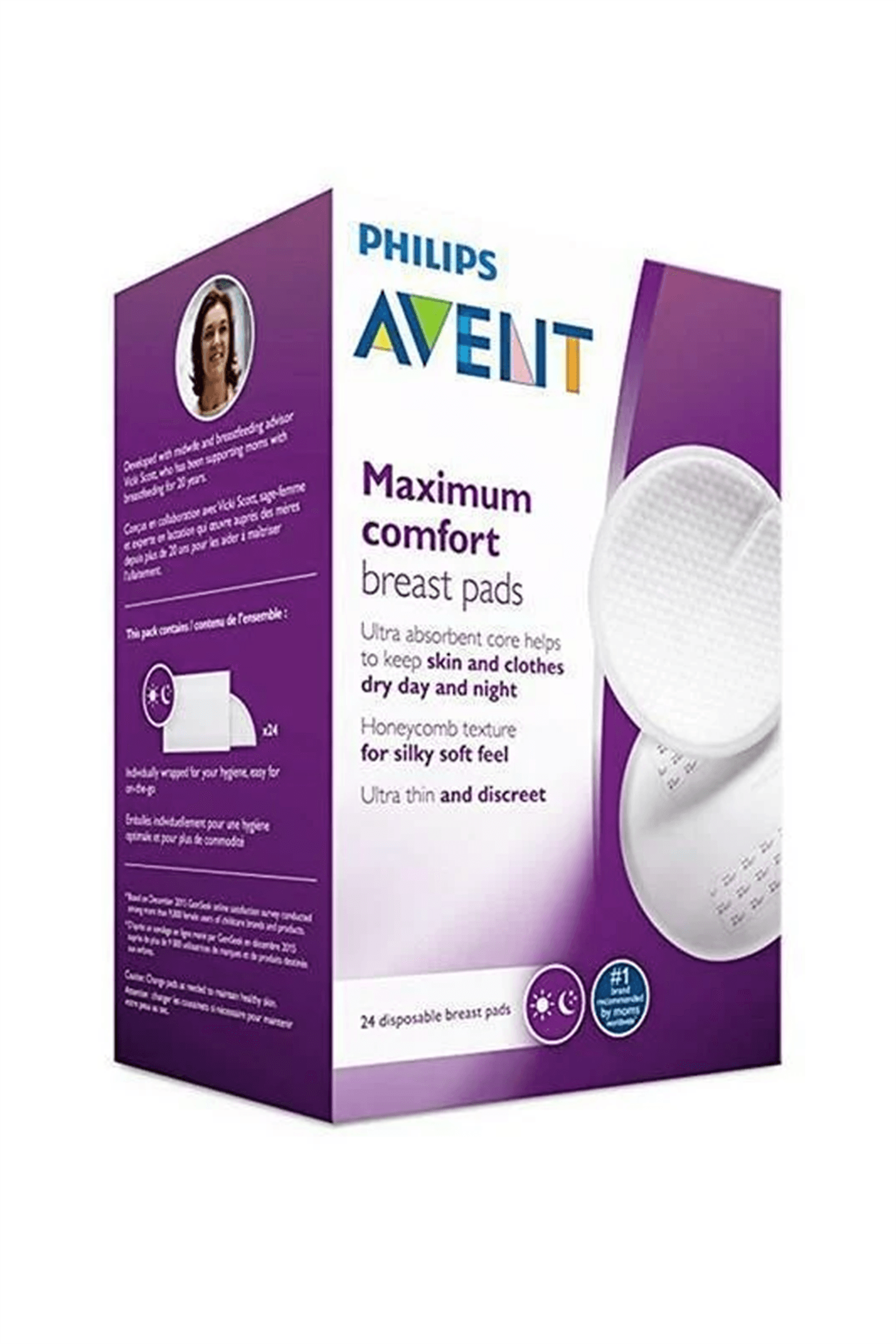 Philips Avent SCF 254/24 Tek Kullanımlık Göğüs Pedi 24'lü