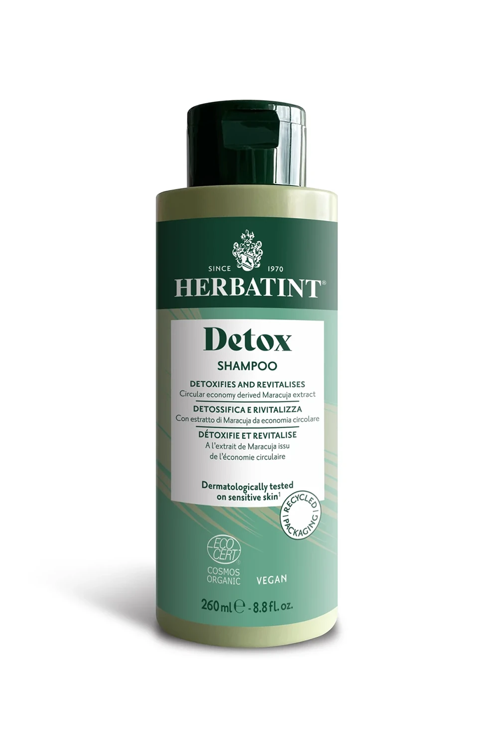 Herbatint Organik İçerikli Derinlemesine Arındırıcı (Detoks) Şampuan 260 ml