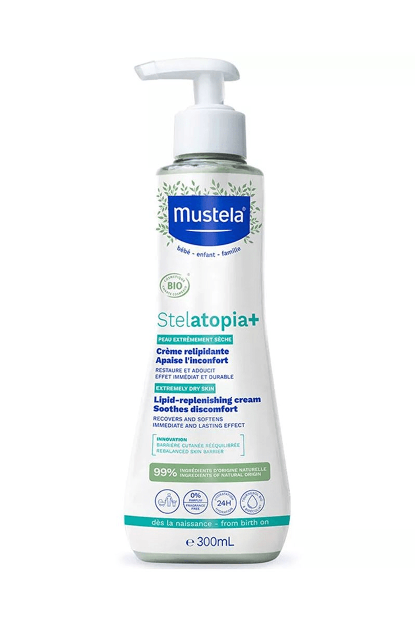 Mustela Stelatopia+ Lipid Replenishing Cream 300 ml