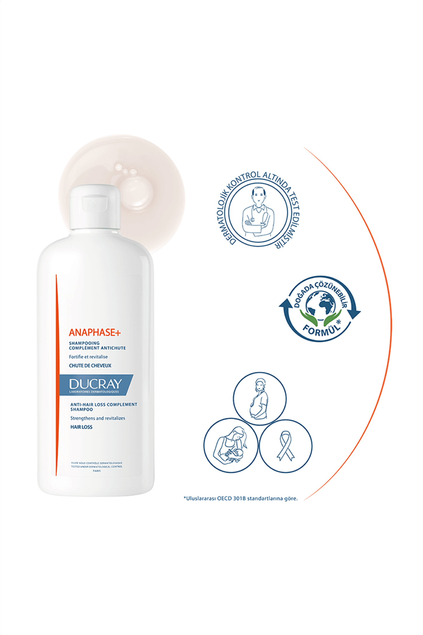 Ducray Anaphase + Dökülme Karşıtı Şampuan 400 ml