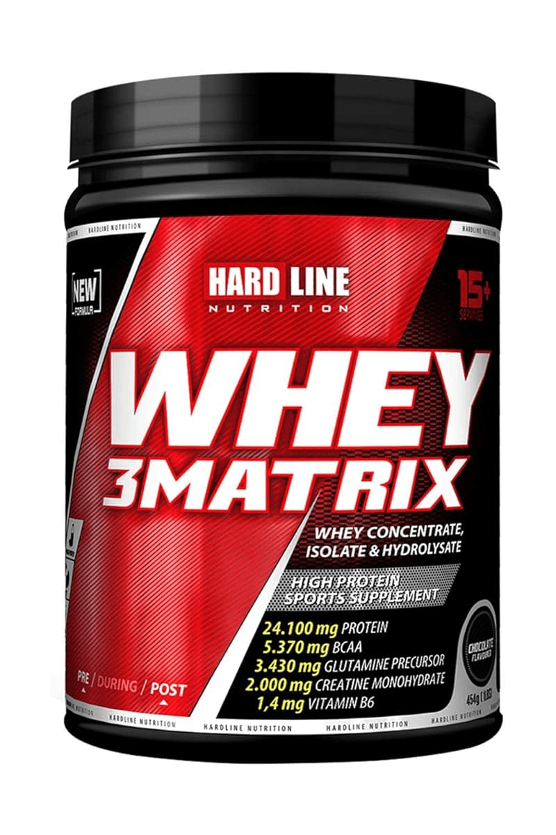 Hardline Whey 3MATRIX Çikolatalı 454 gr