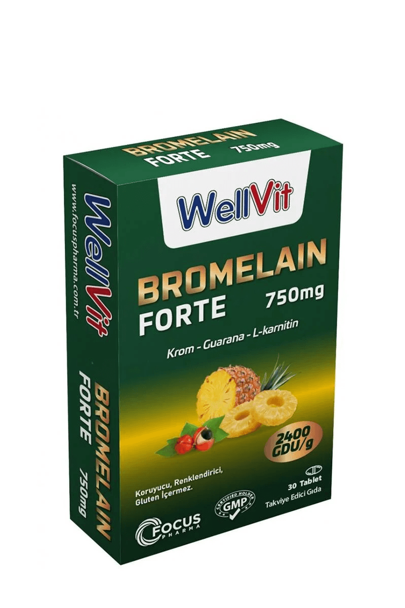 WellVit Bromelain Forte 30 Tablet