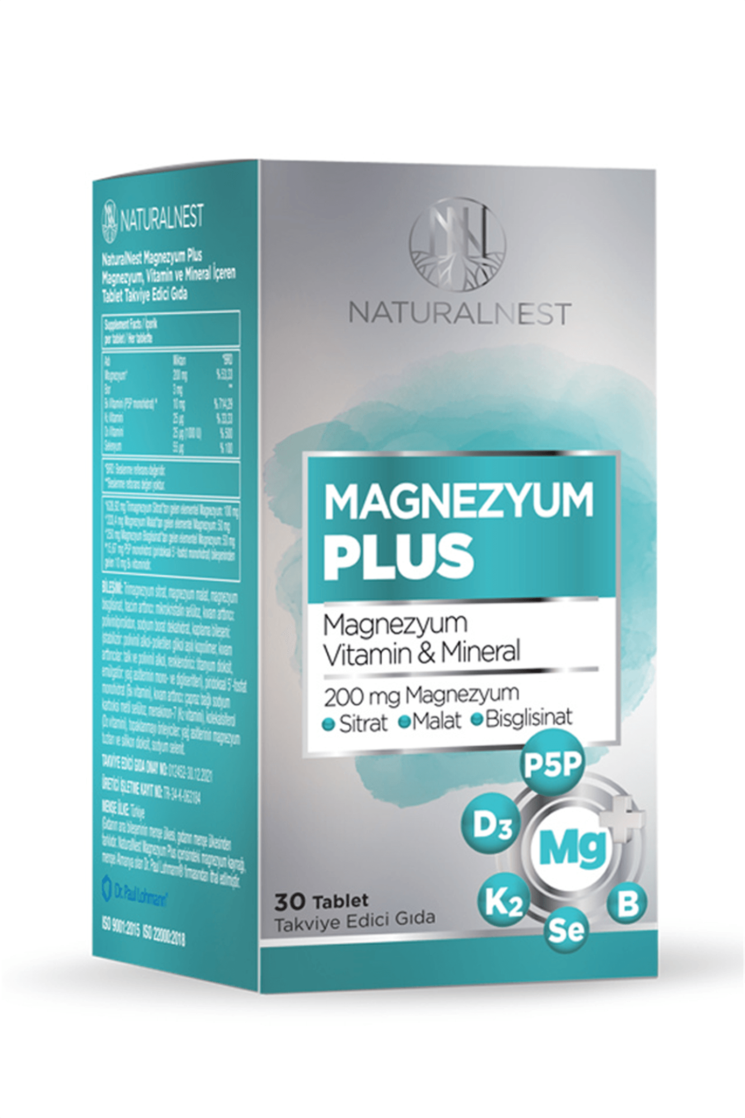 NaturalNest Magnezyum Plus 30 Tablet