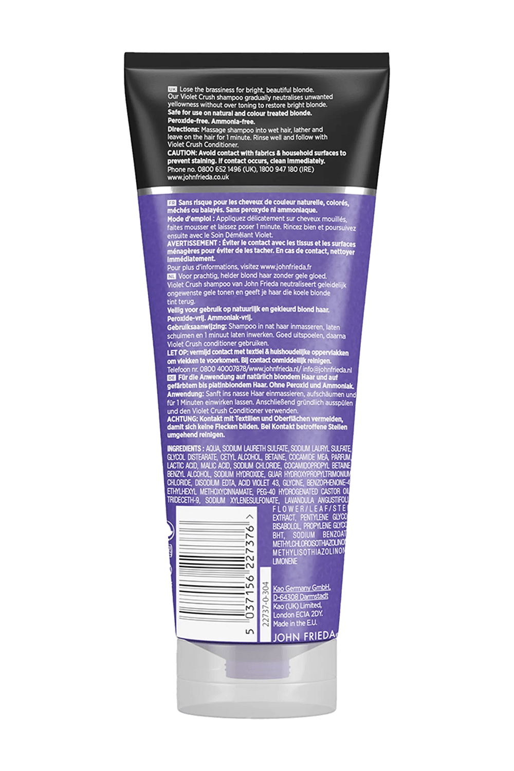 John Frieda Sarı Saçlara Özel Mor Şampuan 250 ml